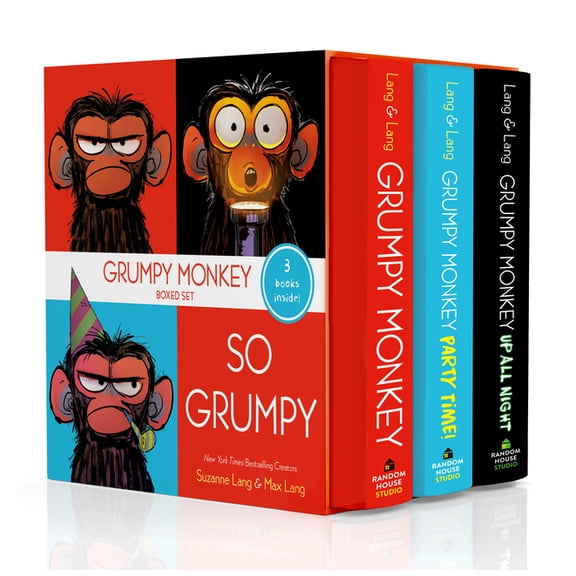 Grumpy Monkey Board Books So Grumpy: Grumpy Monkey Board Book Boxed Set: Grumpy Monkey; Grumpy Monkey Party Time!; Grumpy Monkey Up All Night, (Paperback)