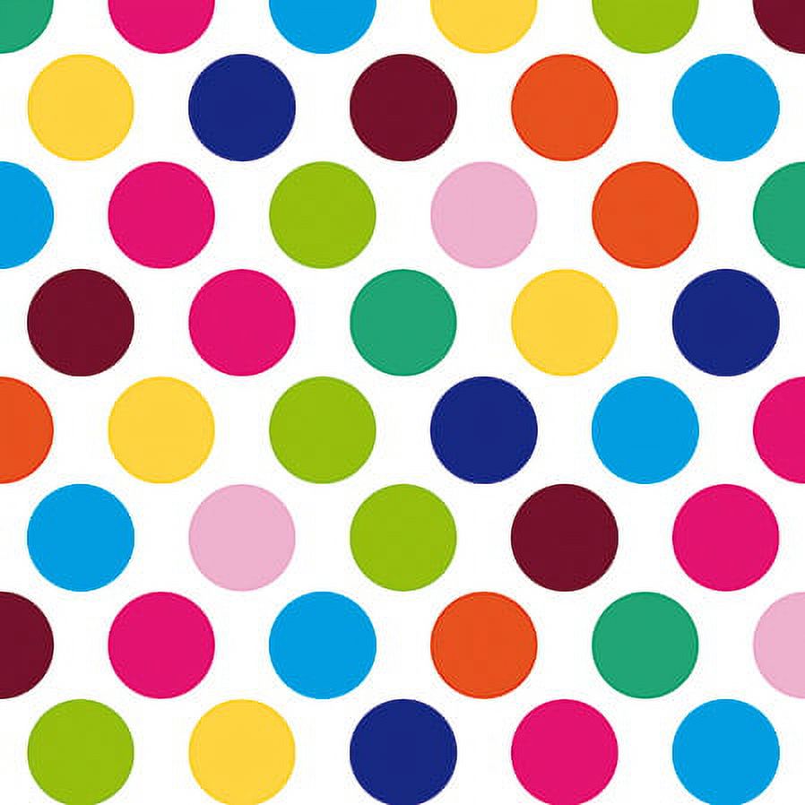So Large Dots and Strips - Decorative Kids Party Lunch Paper Napkins 100pcs - Perfect for Decoupage, Party, Birthday, Special Occasions, Weddings