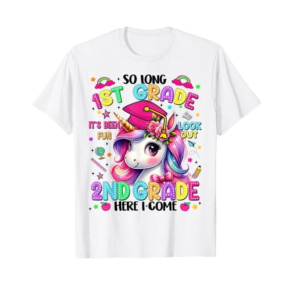 So Long 1st Grade 2nd Grade Here I Come Graduation T-Shirt