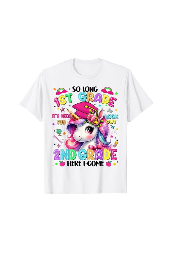 So Long 1st Grade 2nd Grade Here I Come Graduation T-Shirt