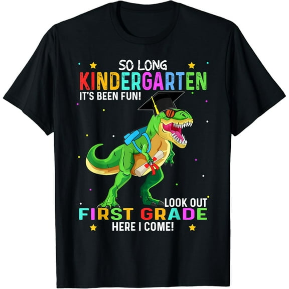 So Long Kindergarten Graduation class 2022 dinosaur kids T-Shirt