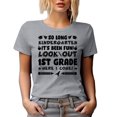 thumbnail image 1 of So Long Kindergarten It's Been Fun Look Out First Grade Here I Come, Heather Grey T-Shirt, XL, 1 of 5