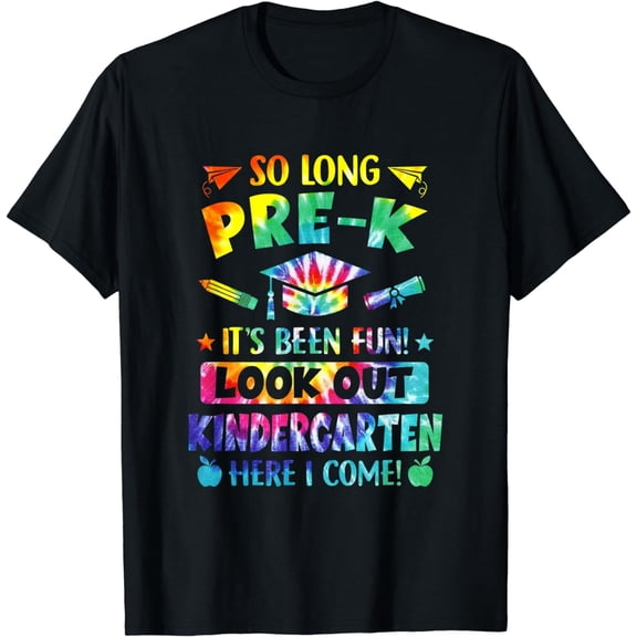 So Long Pre-K Kindergarten Here I Come Graduation T-Shirt