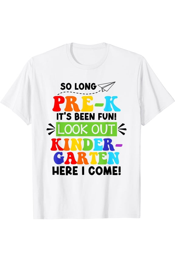 So Long Preschool Kindergarten Here I Come Graduation T-Shirt