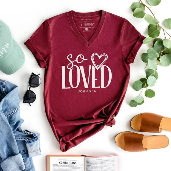 So Loved John 3:16 V-Neck