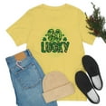 thumbnail image 1 of So Lucky St Patrick's Day Irish Unisex Jersey Short Sleeve Tee, 1 of 10