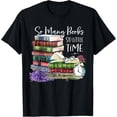thumbnail image 1 of So Many Books Little Time Flower Funny Bookworms Book Lover T-Shirt, 1 of 3