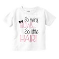 thumbnail image 1 of So Many Bows So Little Hair Daughter Youth T Shirt Tee Girls Infant Toddler Brisco Brands 12M, 1 of 5