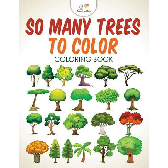 So Many Trees to Color Coloring Book, (Paperback)