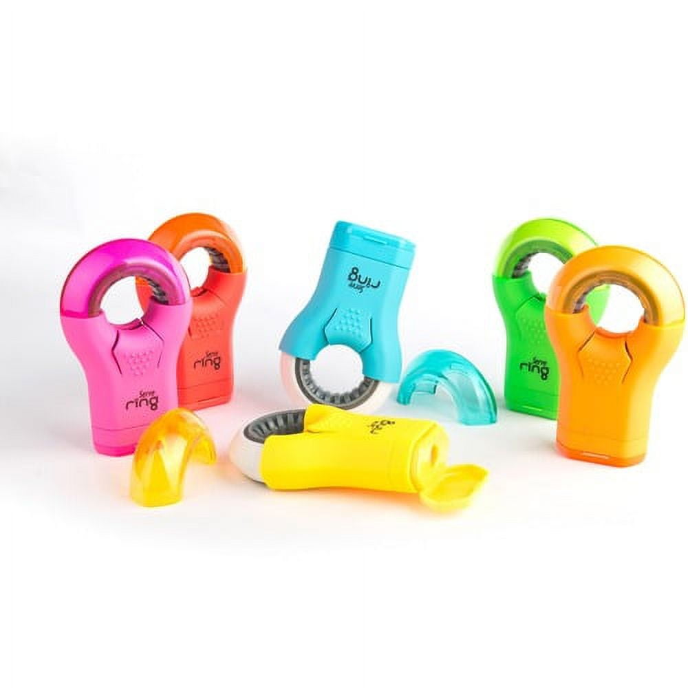 Serve Ring Eraser & Sharpener - Plastic - Multicolor - 1 Each Serve Ring Eraser & Sharpener - Plastic - Multicolor - 1 Each