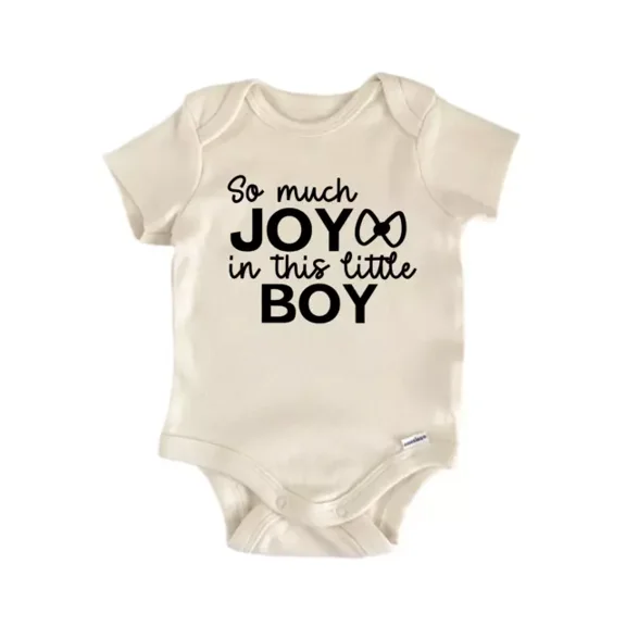 So Much Joy In This Little Boy Baby Boy Girl Clothes Infant Bodysuit Cute Newborn Cute Baby Onesie, BABY BODYSUIT LAT 4424