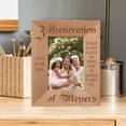 thumbnail image 1 of So Much Of What Is Great Has Sprung From The Closeness Of Family Ties Personalized Wooden Frame 3 1/2" x 5" Brown (Vertical), 1 of 1