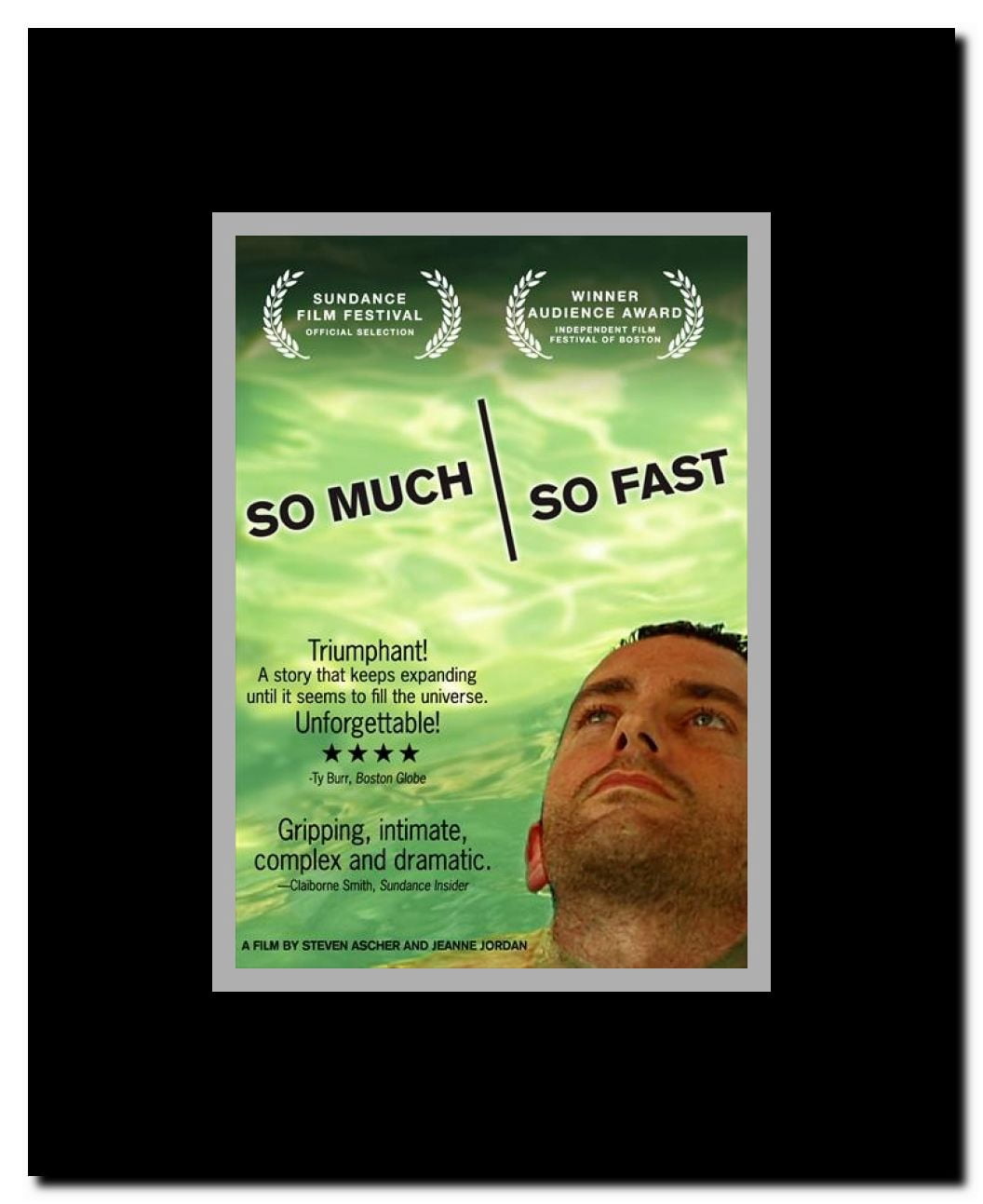 So Much So Fast Framed Movie Poster