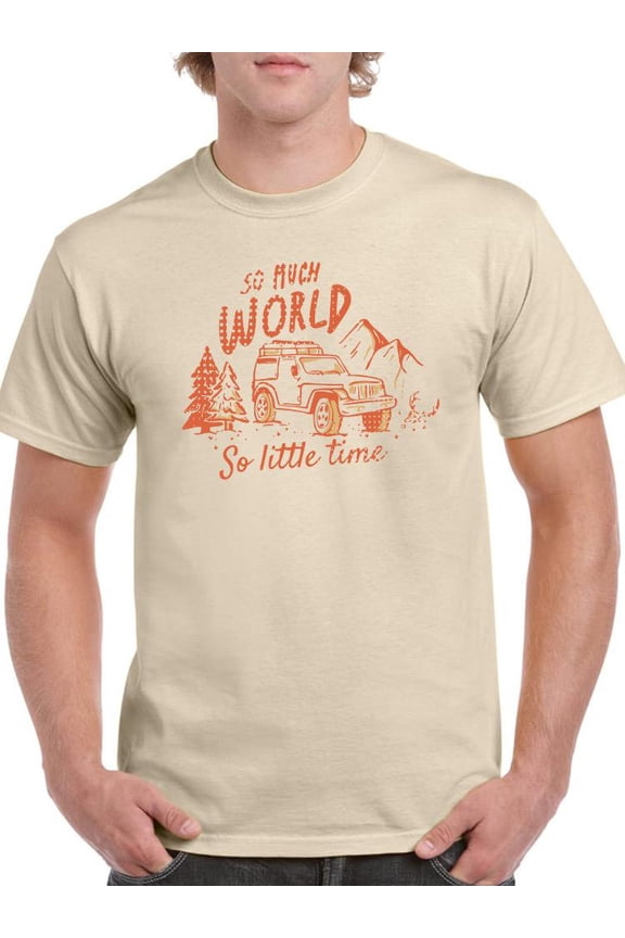 So Much World T-Shirt Men -Smartprints Designs, Male Small