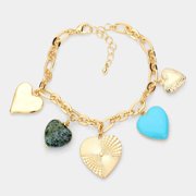 So Precious Heart Charm Bracelet