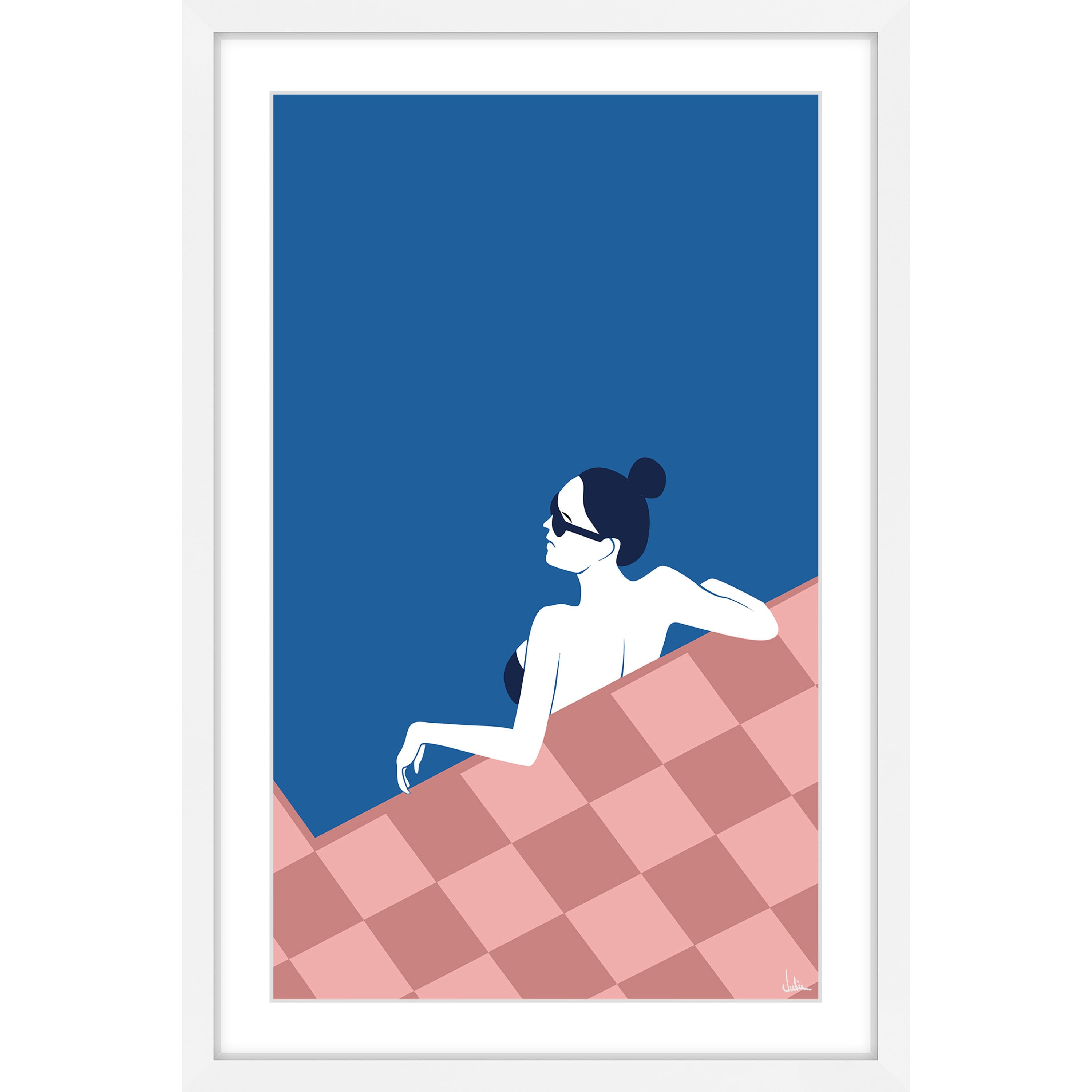 So Private Framed Painting Print