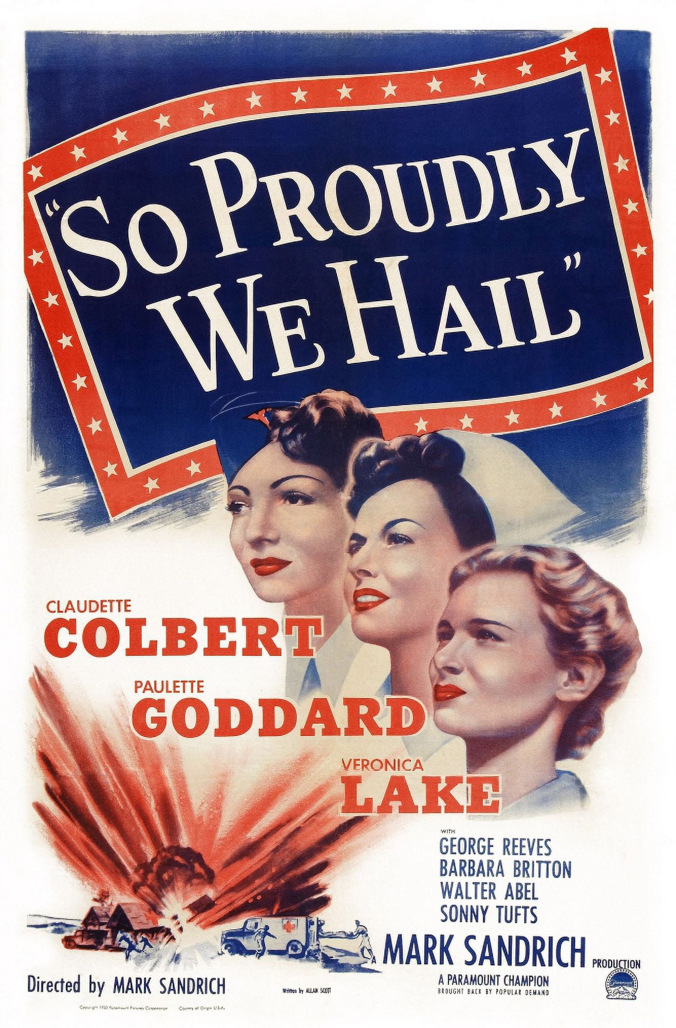 So Proudly We Hail U Canvas Art -  (11 x 17)