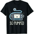 thumbnail image 1 of So Pumped I Insulin Pump Diabetic Type 1 Diabetes Awareness T-ShirtMen's and women's gift, black and white T-shirt, size: Extra large S-4XL, 1 of 4