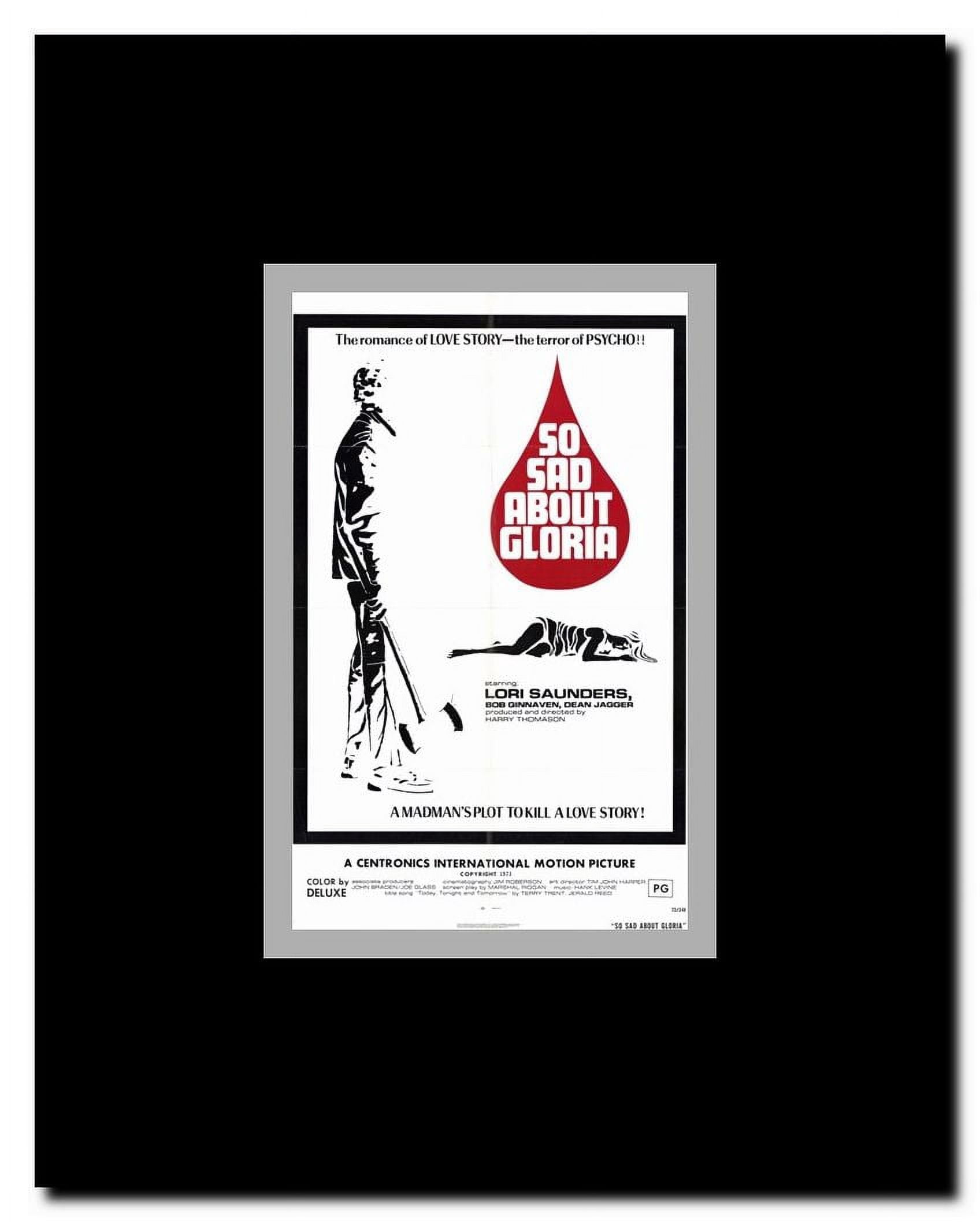 So Sad About Gloria Framed Movie Poster