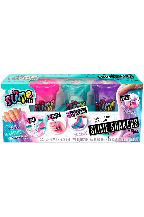 3 Pack of Rainbow Cosmic Slime Shakers