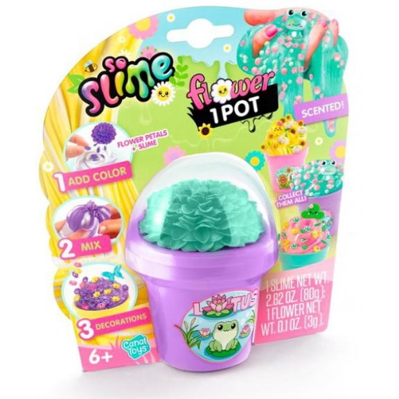 So Slime DIY BLUE Flower Pot Pack