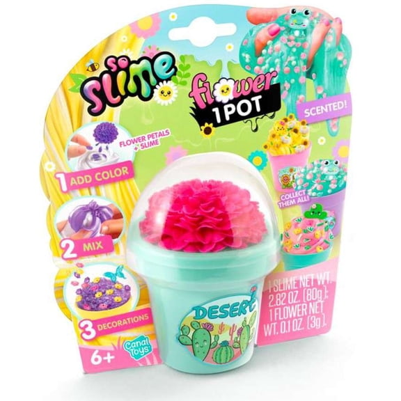 So Slime DIY PINK Flower Pot Pack