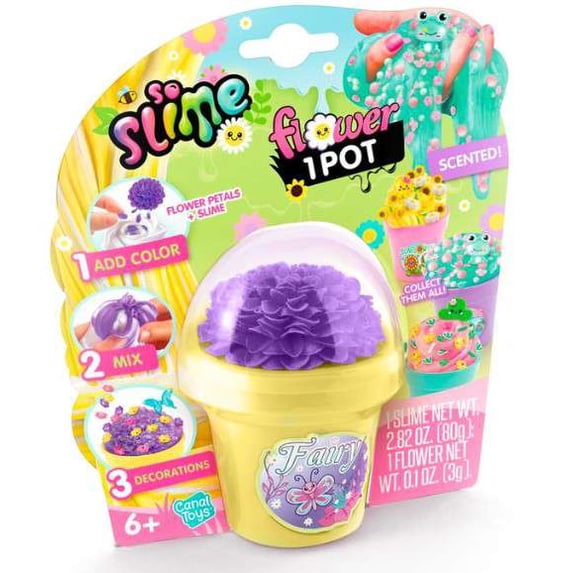 So Slime DIY PURPLE Flower Pot Pack