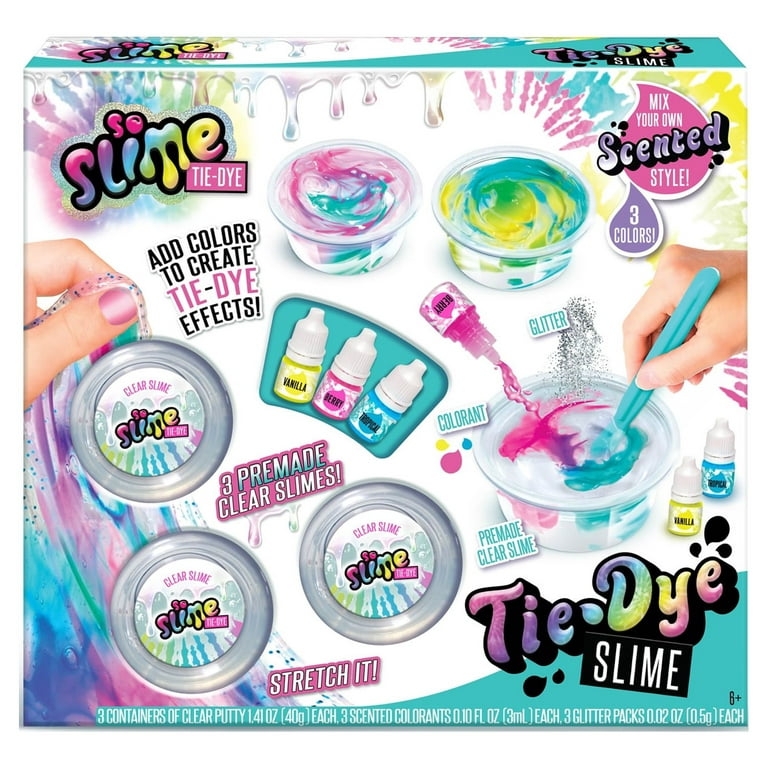 So Slime! Premade Tie-Dye Slime Kit Washing Machine Kit