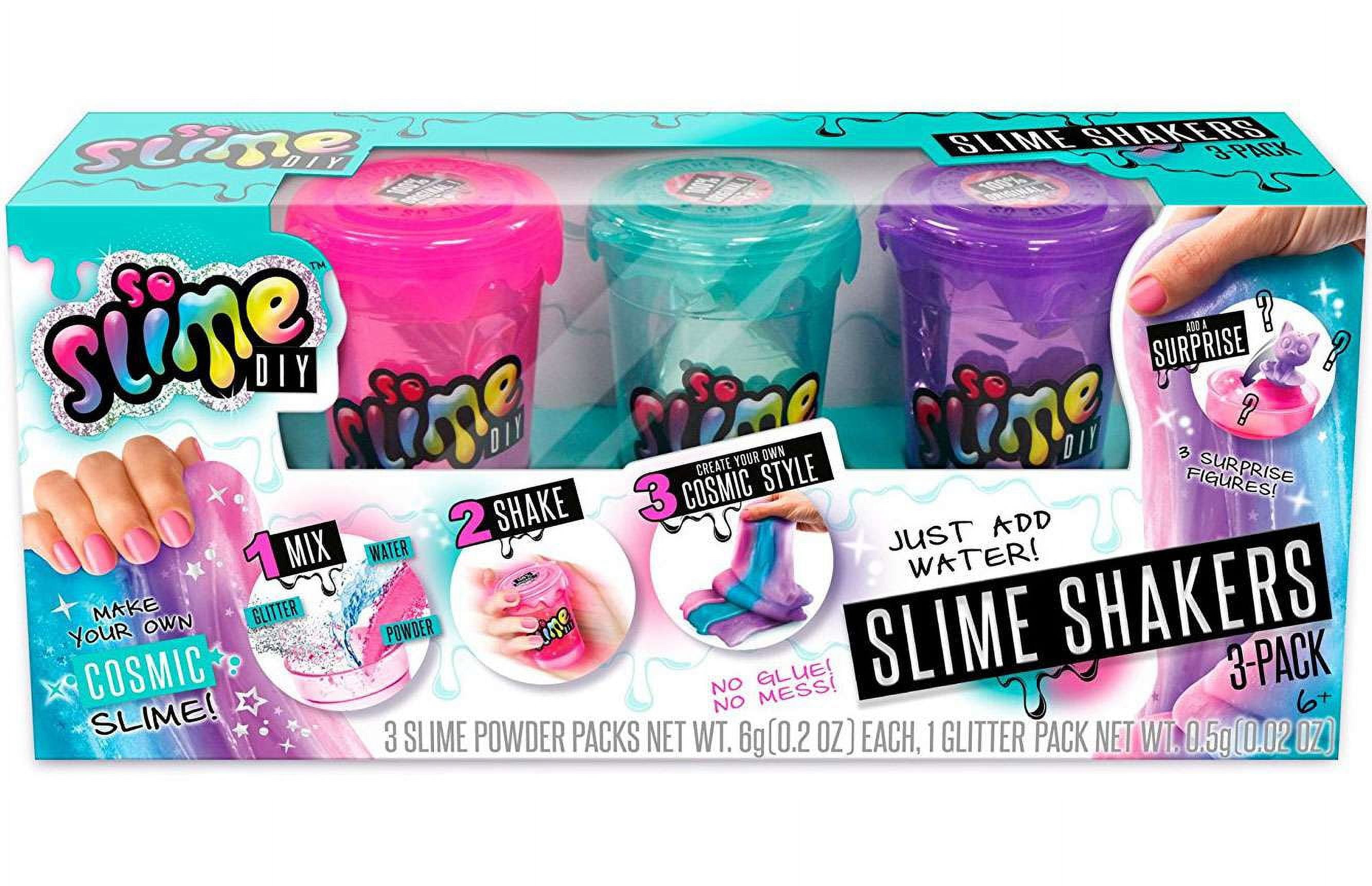 Loisir créatif Coffret 3 slime Shaker Fluffy SO'SLIME : le coffret