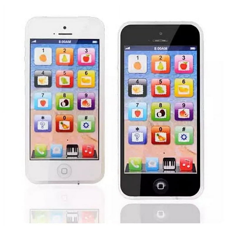Vista Shops So Smart 8 Learning and Educational for Kids Toy Phone Black and White