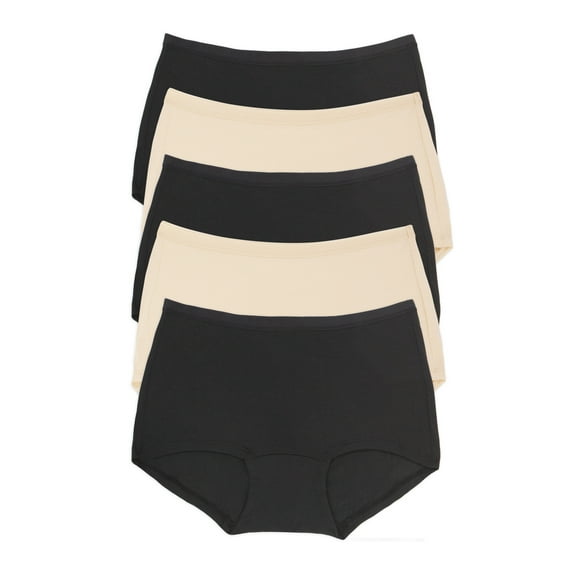 So Smooth Modal Midrise Boyshort 5-Pack | Felina | Panty