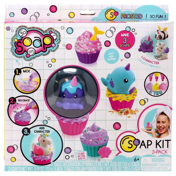 So Soap DIY Frosted Soap Kit 3-Pack (Octopus)