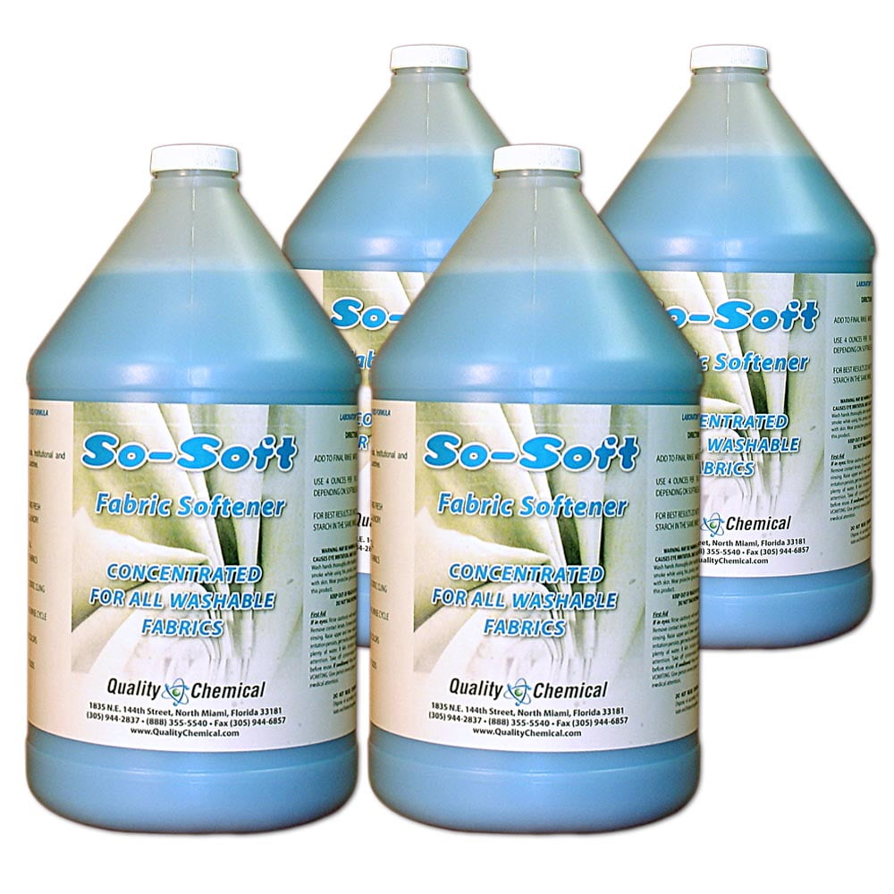 So Soft Fabric Softener - 4 gallon case - Walmart.com
