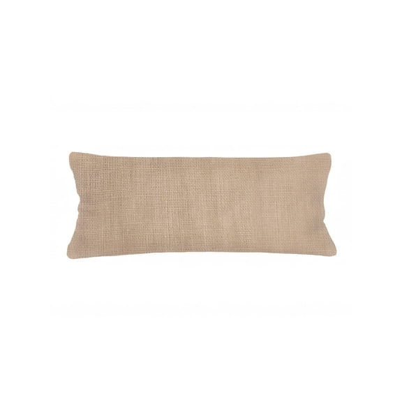 So Soft Linen Camel Beige Body Pillow Down Alternative