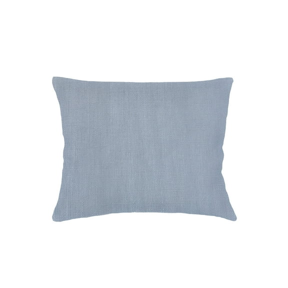 So Soft Linen Chambray Blue Dutch Euro Pillow 28x36 Down Alternative