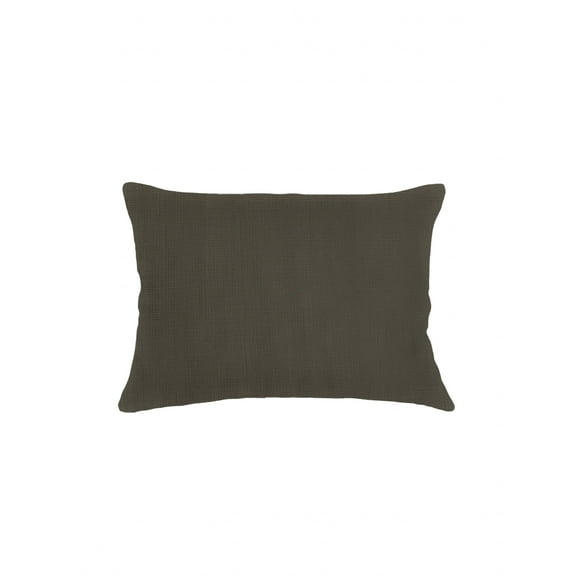 So Soft Linen Hunter Green Pillow 14x20 Down Alternative