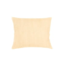 So Soft Linen Light Yellow Dutch Euro Pillow 28x36 Down