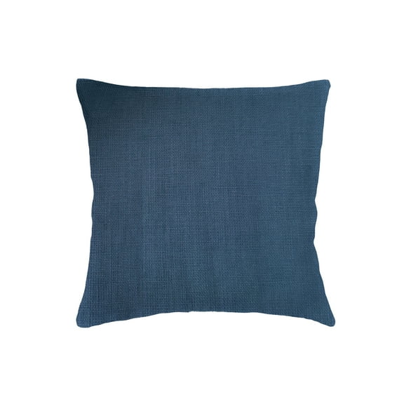 So Soft Linen Marine Blue Euro Pillow 26x26 Cover Only