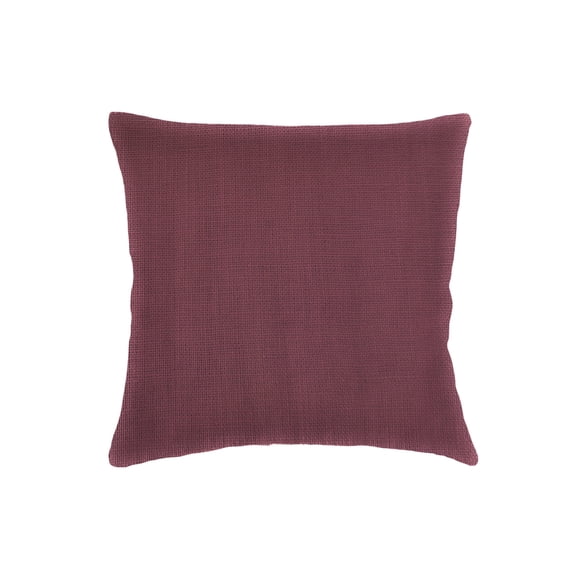 So Soft Linen Merlot Red Pillow 20x20 20x20 / Down Alternative