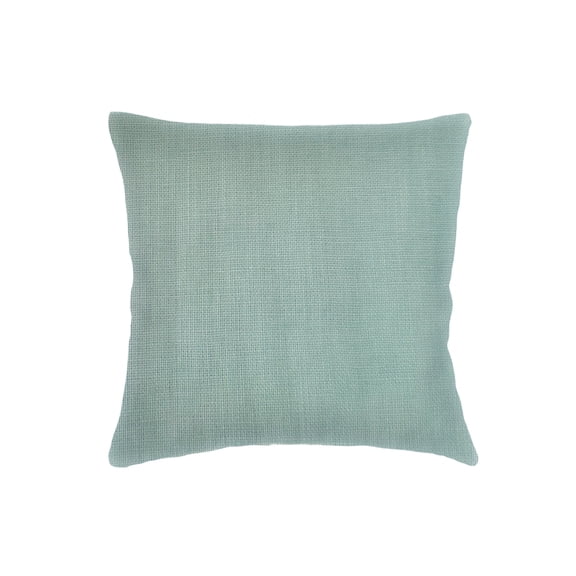 So Soft Linen Mint Green Pillow 20x20 22x22 / Down