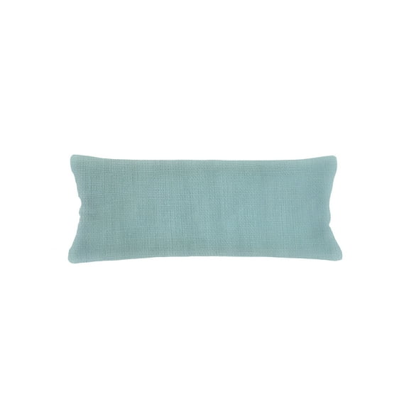 So Soft Linen Mist Blue Long Lumbar Pillow 13x30 / Down Alternative