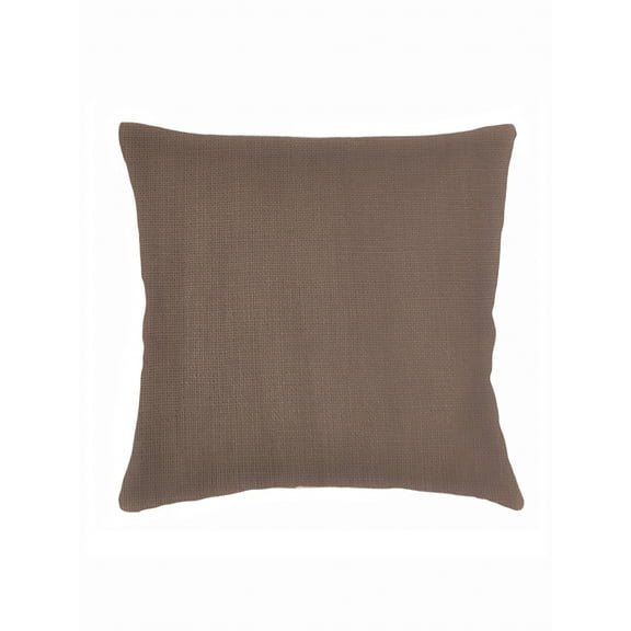 So Soft Linen Mocha Brown Pillow 18x18 / Cover Only