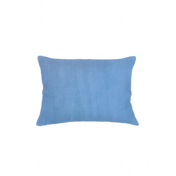 So Soft Linen Ocean Blue Pillow 14x20 Down Alternative