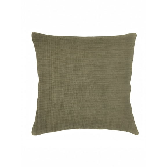 So Soft Linen Olive Green Pillow 18x18 / Cover Only