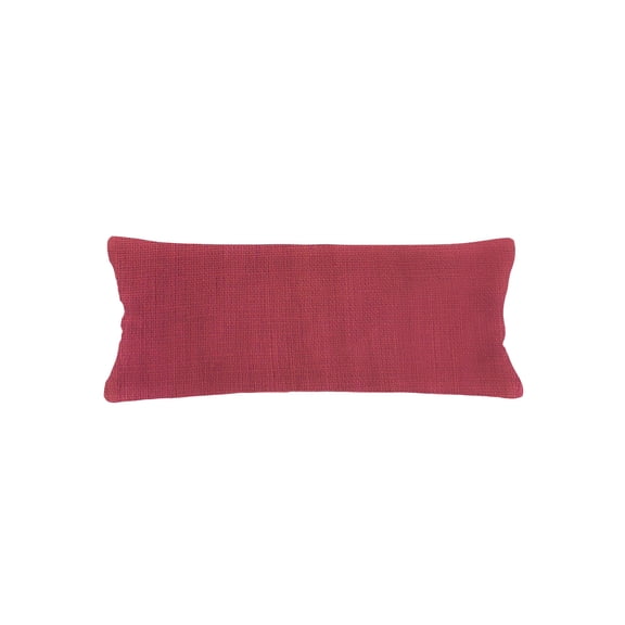 So Soft Linen Red Body Pillow Down Alternative