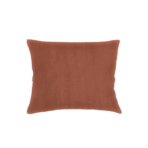 So Soft Linen Rustic Orange Dutch Euro Pillow 28x36 Cover Only