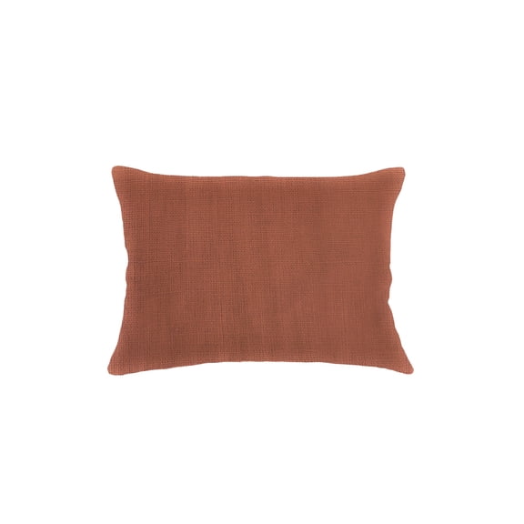 So Soft Linen Rustic Orange Pillow 14x20 Down