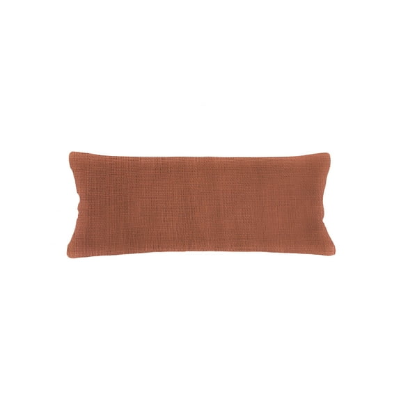 So Soft Linen Rustic Orange Pillow 14x40 Down