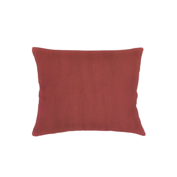 So Soft Linen Rustic Red Dutch Euro Pillow 28x36 Down