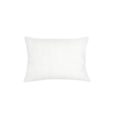 So Soft Linen Bright White Pillow 14x20 Cover Only